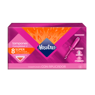 Tampon Nosotras Con Aplicador Super 10X8
