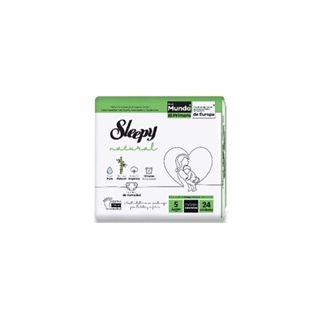 Pañal para Bebe Standard Etapa 5 Junior(11-18kg) Sleepy Natural Organic Bolsax24