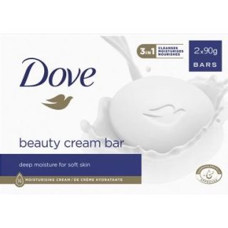 Pastilla de Jabon Hidratante y Humectante  Dove 2x90g