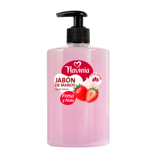 Jabon de Manos Fresa y Nata 500ml Navinia