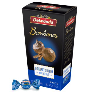 Bombones Chocolate Con Leche  150 g deLaViuda