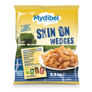 Papa Corte Tipo Wedges (Gajo) C/Cáscara 2.5KG Mydibel (BOLSA)