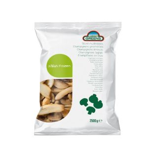 Champiñon en tiras   D´Arta 2.5 Kg  Cj x 4 Bolsas