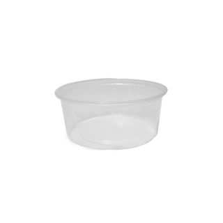 Envase transp Deli s/ tapa de 8oz 10/50 cj x 500