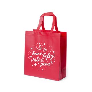Bolsas Kunstal TNT Lam.30*34*12 cm Roja Imp a dos cara