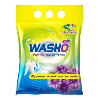 Detergente en Polvo WASHO PLUS 500g